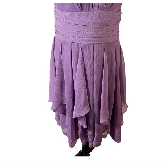 David’s Bridal Chiffon Dress with Layered Skirt Size 12 - Picture 6 of 13